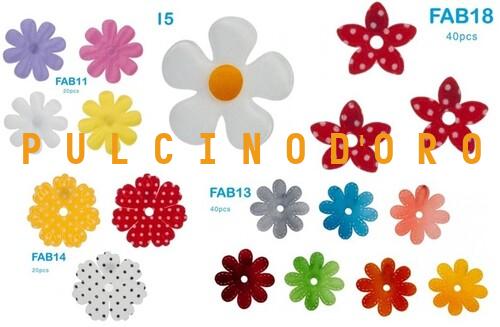 KIT DECORI IN TESSUTO FIORI KIT DECORI IN TESSUTO FIORI