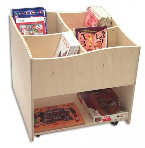 LIBRERIA ALTA SU RUOTE - MULTISTRATO