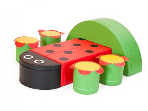 SET POUF COCCINELLA
